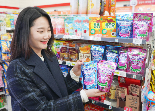 세븐일레븐이 보석젤리를 출시했다. <세븐일레븐 제공>